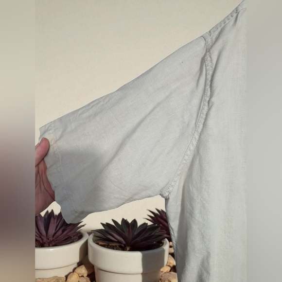 Croft & Barrow Casual Button Down Men's Shirt Off White Size X-Large (EUC) - Picture 5 of 11